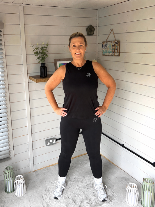 Aura Noir Scrunch Leggings