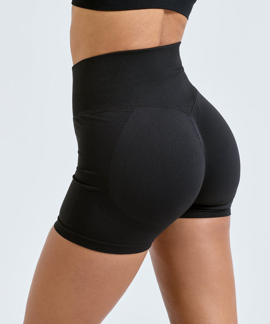 Aura Noir Scrunch Shorts